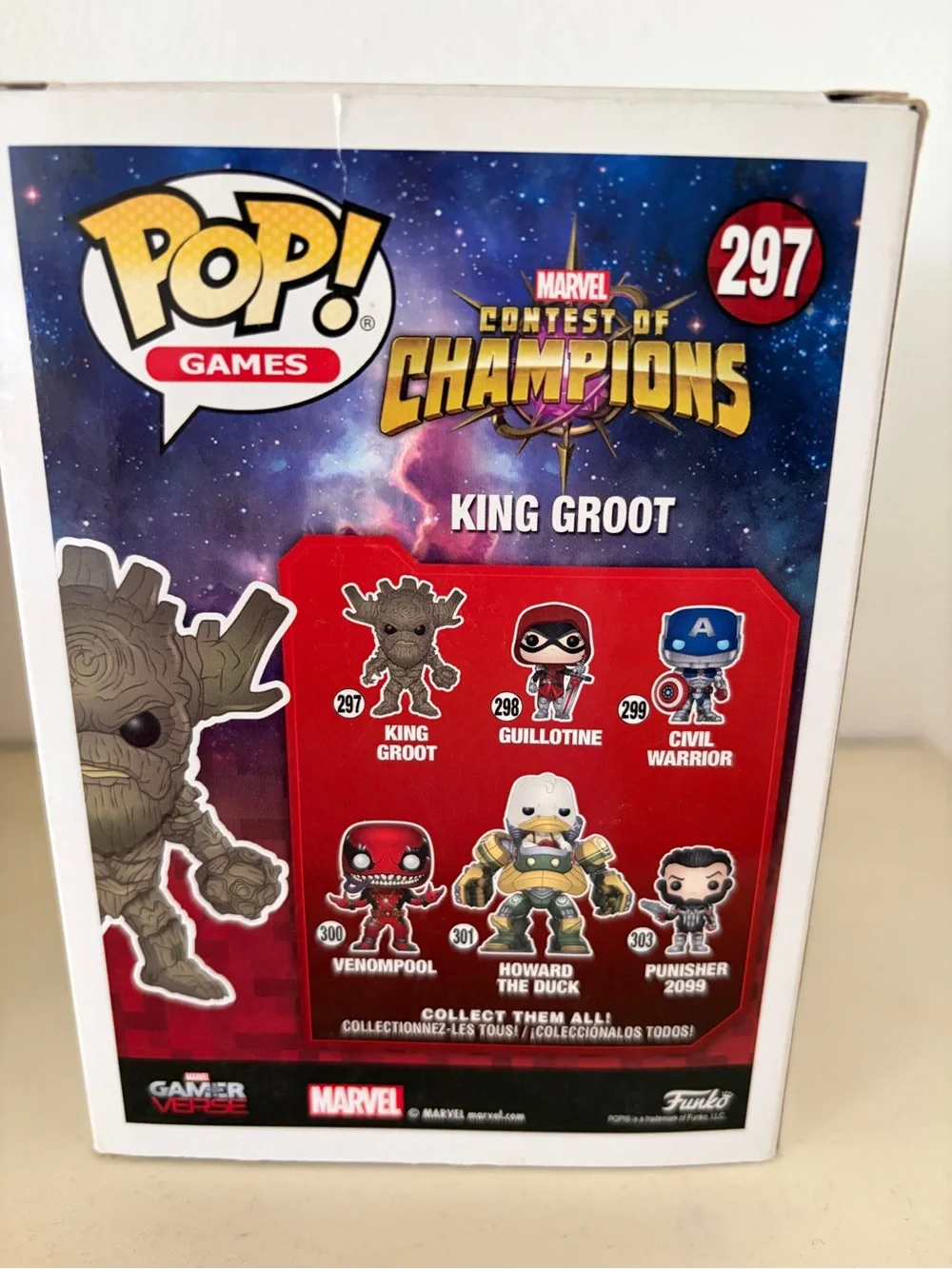 Pop! Marvel GamerVerse King Groot Bobble-Head